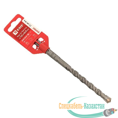 Бур по бетону SDS-plus 10х160мм 4 резца 4S спираль Expert EKF db-10-160-4x4