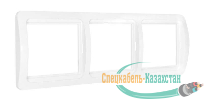 Рамка 3-м Валери гор. бел. UNIVersal ВР003Г