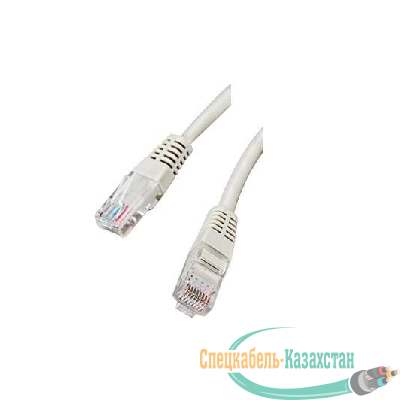 Патч-корд UTP 5e кат. литой 2.0м сер. Rexant 18-1005