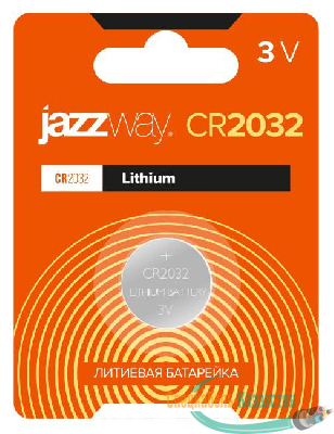 Элемент питания литиевый CR2032 BL-1 JAZZway 2852892