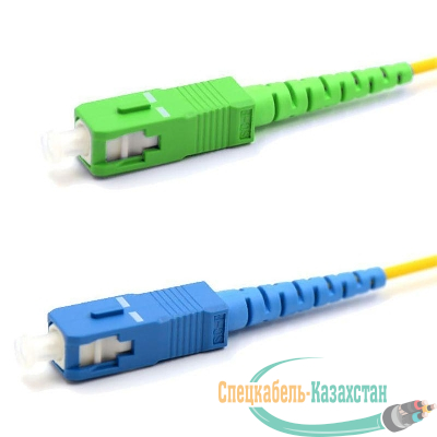 Патч-корд оптический переходной (SM) 9/125 (OS2) SC/APC-SC/UPC (Simplex) LSZH 7м Rexant 50-2061