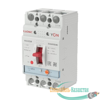 Выключатель автоматический MGS125 3P 32-40А 18кА YON MGS125B-3TAMF0040