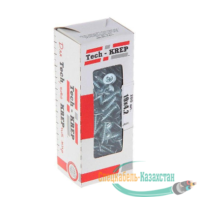 Саморез для тонкого метал. листа 4.2х19 (уп.200шт) коробка Tech-Krep 102140