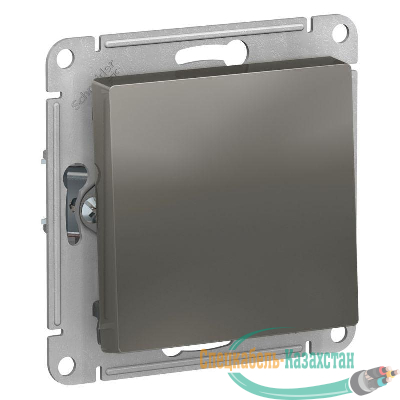 Механизм выключателя 1-кл. ATLAS DESIGN (сх.1) 10АХ сталь SchE ATN000911