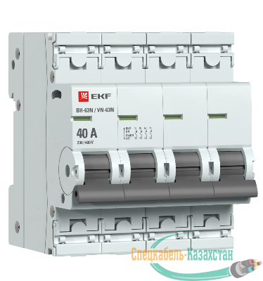 Выключатель нагрузки 4п 40А ВН-63N PROxima EKF S63440