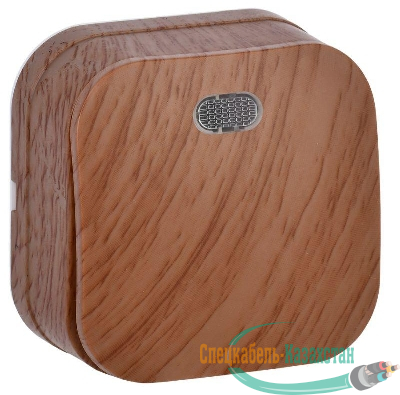 Выключатель 1-кл. ОП GLORY 10А ВС20-1-1-ХД с индикацией дуб IEK EVH11-K24-10