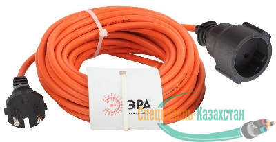 Удлинитель-шнур 1х20м без заземл. 6А IP20 UPx-1-2х0.75-20m ПВС 2х0.75 (бухта) Эра Б0043037