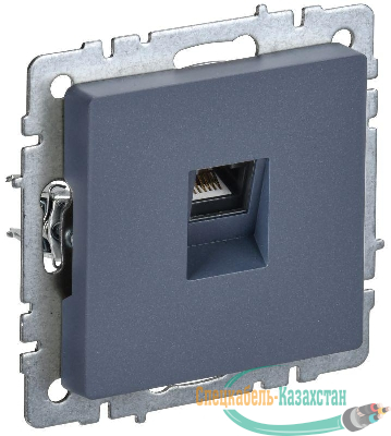 Розетка компьютерная СП RJ45 кат.5E BRITE РК10-БрМ механизм маренго IEK BR-K10-1-K35