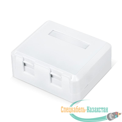 Корпус настенной розетки WR-MB-2 для установки 2-х вставок типа Keystone Jack бел. WRline 505220