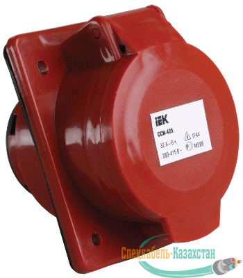 Розетка СП 32А 380В 3P+E+N ССИ-425 IP44 ИЭК PSR42-032-5