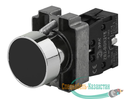Кнопка управления LAY5-BA21 без подсветки черн. 1з BBT60-BA-K02E ЭРА Б0045664