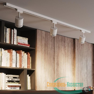 Светильник светодиодный трековый Track GU10 IP20 ДПО цилиндр 1ф бел. GAUSS TR012