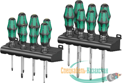 Набор отверток с двумя подставками Kraftform Big Pack 300 14 предметов (PH 1/2/3; PZ 1/2/3; TX 10/15/20/25/30; SL 3.5/4/6.5) Wera WE-105630