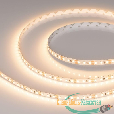 Лента светодиодная RT-A120-8mm 12V Warm 3000К 9.6Вт/м IP20 2835 открыт. (уп.5м) Arlight 024116(2)