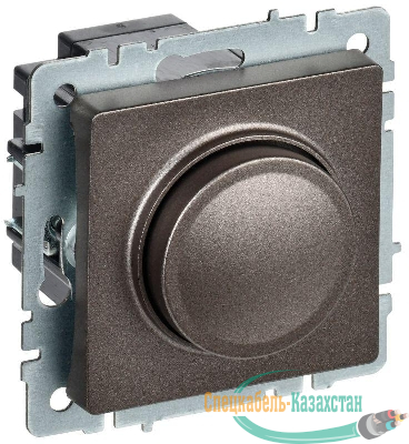 Светорегулятор СП BRITE пов-наж. 600Вт СС10-1-0-БрТБ механизм бронза IEK BR-D20-0600-K45