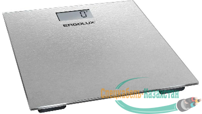 Весы напольные ELX-SB02-C03 до 180кг сер. Ergolux 13607