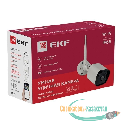Камера уличная Умная Connect EKF IP65 Wi-Fi scwf-ex