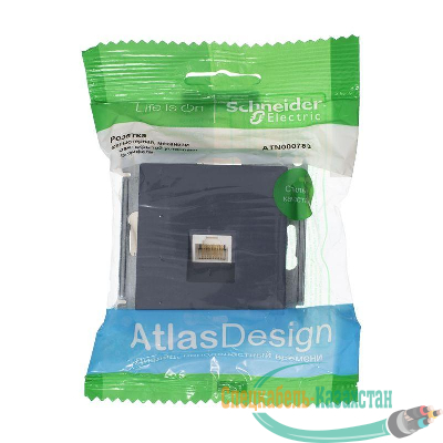 Механизм розетки компьютерной ATLAS DESIGN RJ45 грифель SchE ATN000783