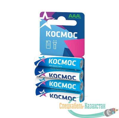 Элемент питания солевой R03 4хBL (блист.4шт) Космос KOCR034BL