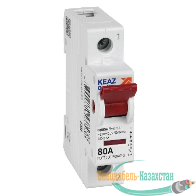 Выключатель нагрузки модульный OptiDin BM63PL-180-УХЛ3 (ВМ63PL) КЭАЗ 328159
