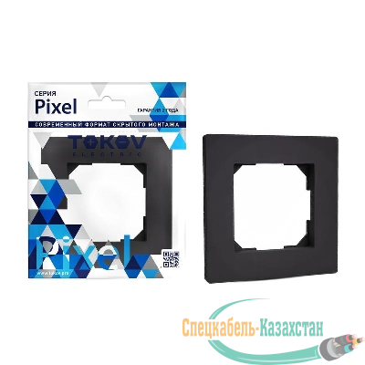 Рамка 1-м Pixel карбон TOKOV ELECTRIC TKE-PX-RM1-C14
