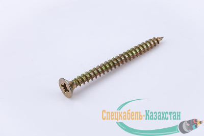 Саморез универсальный 5.0х40 жел. цинк (уп.200шт) коробка СТРОЙМЕТИЗ UTORM2140865