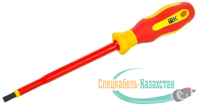 Отвертка диэлектрическая SL6.5х150 Т2 ARMA2L 5 IEK A2L5-SC30-T2-SL-65-150