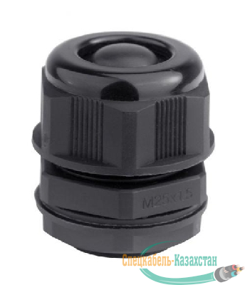 Ввод кабельный M32 с мембраной для кабеля d18-25мм IP68 черн. DKC 53M3225