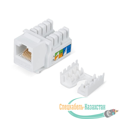 Вставка Keystone Jack RJ45 кат.5E неэкранир. WR-KJ-RJ45-C5E-90 90град. заделка тип 110 бел. WRline 505212
