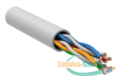 Кабель витая пара U/UTP кат.5E 4х2х24AWG solid LSZH бел. (м) GENERICA BC1-C5E04-128-305-G