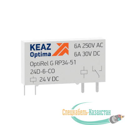 Реле промежуточное OptiRel G RP34-51-24D-6-CO КЭАЗ 281143