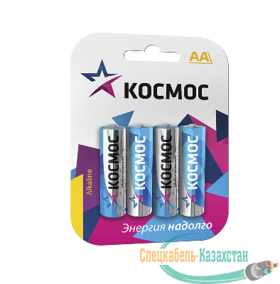 Элемент питания алкалиновый LR LR6 BP-4 (блист.4шт) Космос KOCLR64BL_classic
