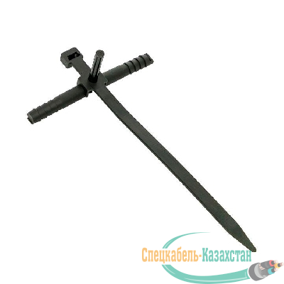 Хомут дюбельный 7х150 черн. (уп.50шт) PROxima EKF plc-nst-7.2x150b