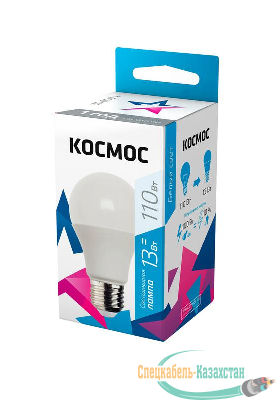 Лампа светодиодная A60 13Вт 4500К E27 220В КОСМОС LkecLED13wA60E2745