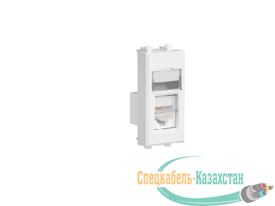 Розетка компьютерная 1мод. кат.5e RJ-45 Avanti "Белое облако" модульная DKC 4400461