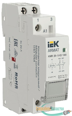 Контактор модульный KMR 20А 230В AC 1НО 1НЗ ARMAT IEK AR-KMR10-020-11-230