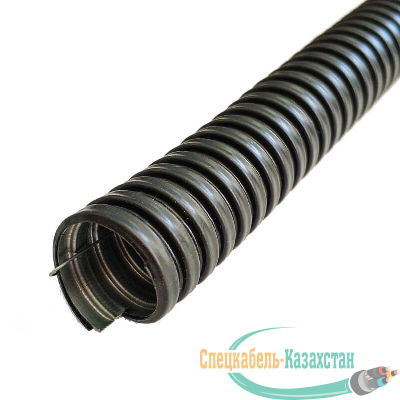 Металлорукав в ПВХ изоляции МРПИ НГ-25 d25мм с протяжкой (уп.50м) ЗЭТАРУС zeta44407