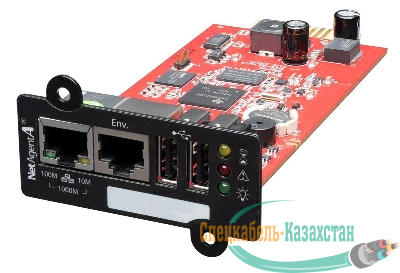 Карта SNMP BA506 для ИБП СИПБ/СИП380 2 x RJ45 2 х USB функция WakeOnLAN с возможностью подключения датчиков мониторинга температуры и влажности окружающей среды Связь инжиниринг BA506