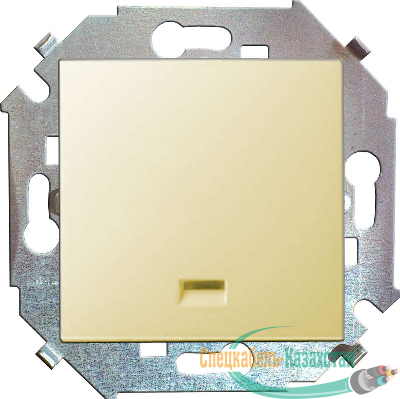 Механизм выключателя 1-кл. СП Simon15 16А IP20 с индик. сл. кость Simon 1591104-031