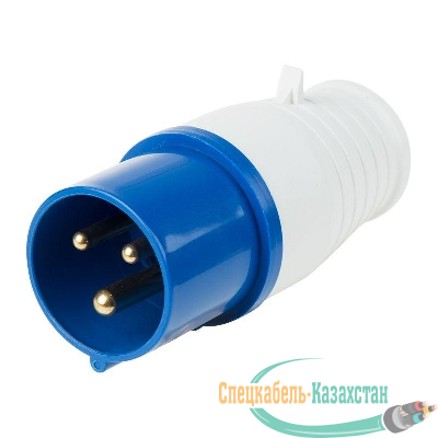 Вилка переносная 013 2P+PE 16А 220В IP44 Rexant 11-8900