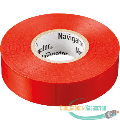 Изолента ПВХ 19мм (рул.20м) красн. NIT-A19-20/R Navigator 71111