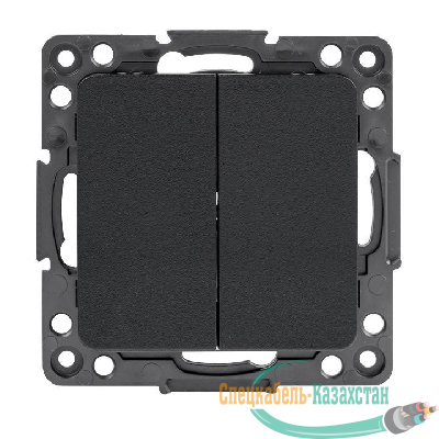 Выключатель 2-кл. Стокгольм 10А механизм черн. PROxima EKF EZV10-023-10