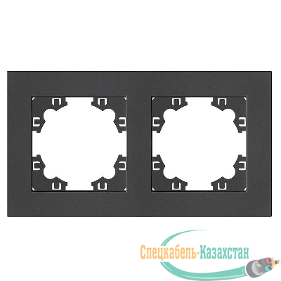 Рамка 2-м Афина универс. графит Universal A0044-Gr