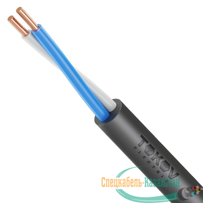 Кабель TOKOV ELECTRIC ВВГнг(А)-LS 2х1.5 ОК (N) 0.66кВ (м) УТ000028395