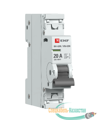 Выключатель нагрузки 1п 20А ВН-63N PROxima EKF S63120