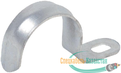 Скоба крепежная однолапковая d12-13мм метал. IEK CMAT10-12-100