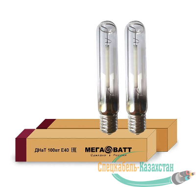 Лампа газоразрядная натриевая ДНаТ 100 E40 (25) МЕГАВАТТ 02928