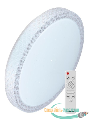 Светильник светодиодный PREMIUM SAPHIR 75Вт 230В 3000-6500К 6000лм IP40 495х115мм настенно-потолоч. управляемый с пультом ДУ КОСМОС KSSaph75W