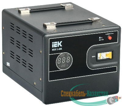Стабилизатор напряжения 1ф 5кВА HUB переносной IEK IVS21-1-005-13