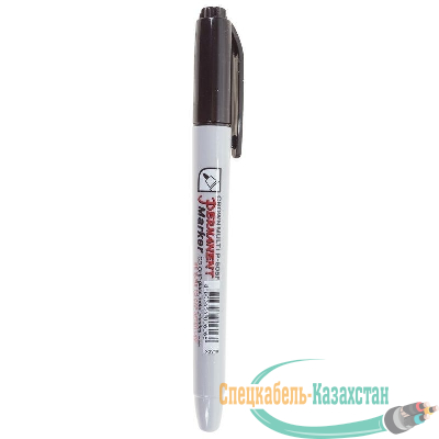 Маркер перманентный "Multi Marker Super Slim" 1мм пулевидный черн. Crown 08-8001